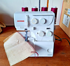 Máquina de coser Janome 8002D Overlock con caja original PROBADA, usado segunda mano  Embacar hacia Argentina