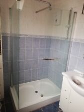 shower enclosure 1200 x 800 frameless for sale  FAREHAM