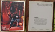 1984 Iron Maiden Steve Harris original 8 x 10 fã clube foto promocional brilhante, usado comprar usado  Enviando para Brazil