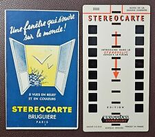 Stereocarte bruguiere stereovi d'occasion  Expédié en Belgium