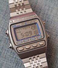 vintage Seiko Silver Wave A547-5020 alarme cronômetro temporizador relógio LCD Japão de 1980 comprar usado  Enviando para Brazil