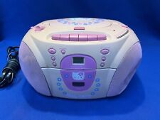 1999 Raro Hello Kitty Leitor de CD/Cassete Estéreo Rádio AMFM Boombox (Funciona Muito Bem) comprar usado  Enviando para Brazil