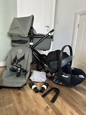 Bugaboo Fox 3 Forest Green -  All Terrain Travel System Carrycot Pram Pushchair, used for sale  Shipping to South Africa