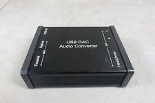 Conversor de áudio USB DAC USB para adaptador de fone de ouvido óptico coaxial 3,5 mm R/L, usado comprar usado  Enviando para Brazil