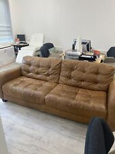 Modern dfs leather for sale  PETERBOROUGH