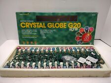 Globo de cristal multicolorido vintage interno/externo G20 35 luzes de contagem de luz, usado comprar usado  Enviando para Brazil
