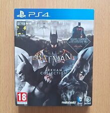 Batman Arkham Collection Steelbook Edition (PlayStation 4, PS4) SIN ARKHAM KNIGHT segunda mano  Embacar hacia Argentina