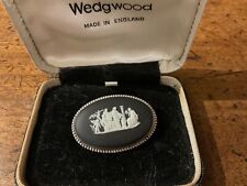 Wedgwood brooch black for sale  FAVERSHAM