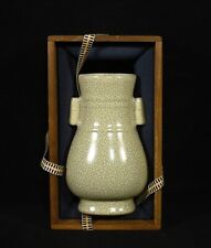 China Song Dinastía Beige esmalte Ge horno porcelana botella olla jarrón frasco estatua caja segunda mano  Embacar hacia Argentina