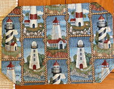 Lighthouse tapestry placemats for sale  Brigantine