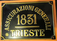 Targa assicurazioni generali usato  Trieste