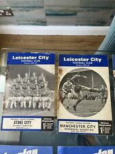 Leicester home programmes for sale  GLASGOW