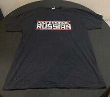Camiseta gráfica rusa profesional - talla XL segunda mano  Embacar hacia Argentina