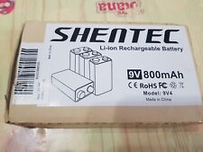 Usado, Baterías recargables de iones de litio 9 voltios bloque de 9 V Shentec 800mAh 6F22 segunda mano  Embacar hacia Argentina