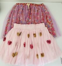 Girls Tulle Skirts Floral Sequins Pink Size 7-8 Party Skirt Milkshake Cotton On for sale  Shipping to South Africa
