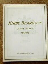 Catalogue kirby beard d'occasion  Artemare