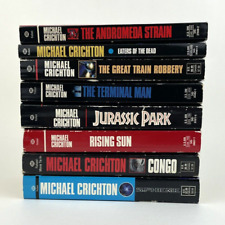 Lote de 8 livros em brochura de Michael Crichton, usado comprar usado  Enviando para Brazil