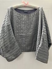 Grey silk quilted for sale  LONDON