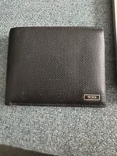 Tumi leather wallet for sale  BUNTINGFORD