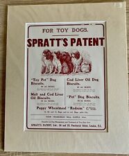 Spratt patent poster for sale  PRESCOT