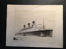 Cunard rms queen for sale  HEREFORD