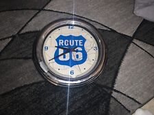 15 "Neonetics LED Neon Route 66 Automotive Wall Clock Sign Garagem usado como é comprar usado  Enviando para Brazil