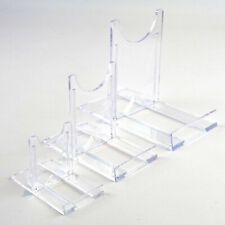Adjustable Display Stands Twist Clear Plastic 5cm-25cm, 2" to 10" Plate, Bowl for sale  Shipping to South Africa