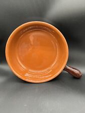 Vulcania Pottery Terracotta Pot Crock Handled Dish #24 Made in Italy 9.5”x 3” for sale  Shipping to South Africa