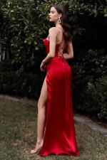 Vestido de Noche Largo Formal Sin Espalda Gala para Niñas Verano Sexy Elegante Mujeres , usado segunda mano  Embacar hacia Argentina