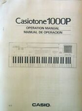 Usado, Manual do proprietário operacional do usuário para teclado digital Casio 1000P CT1000P comprar usado  Enviando para Brazil