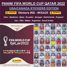 Panini World Cup QATAR 2022 - USA Edition - Stickers #00 - #KSA20 myynnissä  Leverans till Finland