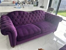 dfs purple sofa for sale  GRAVESEND