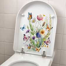 Floral toilet sticker d'occasion  Expédié en Belgium
