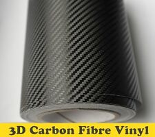 Used, 3D Carbon Fibre Vinyl Wrap (Air/Bubble Free) Black Multi sizes for sale  Shipping to South Africa