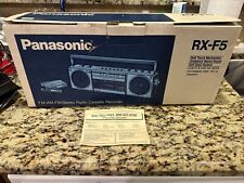 Reproductor de casete de radio estéreo vintage Panasonic RX-F5 AM/FM caja grabadora segunda mano  Embacar hacia Mexico