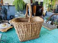 Vintage wicker basket for sale  PADSTOW