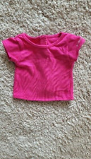 Camiseta manga curta boneca American Girl rosa quente quase em perfeito estado comprar usado  Enviando para Brazil