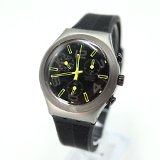 Relógio Swatch Ray of Light Irony 40mm cronógrafo 4 joias AG 2009 alumínio preto comprar usado  Enviando para Brazil