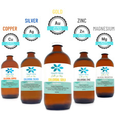 Minerais de magnésio cobre zinco prata ouro coloidal 30PPM 500ml melhor iônico comprar usado  Enviando para Brazil