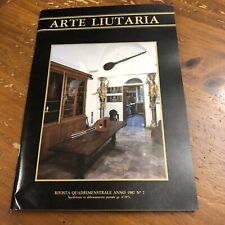 1987 Arte Liutaria (Arte de Luthier) revista No. 7 en italiano e inglés, ilustr. segunda mano  Embacar hacia Argentina