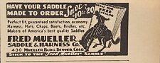 Fred mueller saddle for sale  Wallins Creek