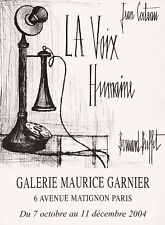 Occasion, Bernard BUFFET, Affiche 2004 - GALERIE MAURICE GARNIER - LA VOIX HUMAINE d'occasion  Paris VIII