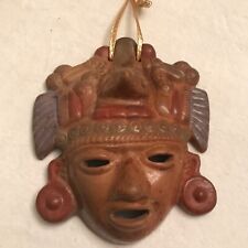 Maschera messicana terracotta usato  Matera
