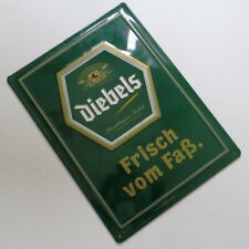 Diebels geprägtes blechschild gebraucht kaufen  Asperg