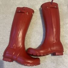 red hunter boots for sale  LONDON