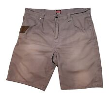 Pantalones cortos Wrangler Workwear Technician para hombre 38x10.5 duraderos Ripstop marrón cómodo segunda mano  Embacar hacia Argentina