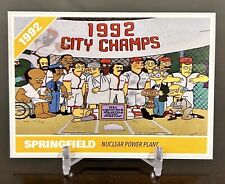 Tarjeta de béisbol de equipo Homer at the Bat - Los Simpsons Springfield, usado segunda mano  Embacar hacia Argentina