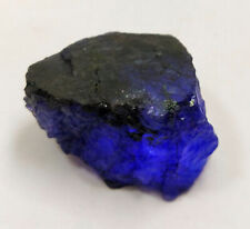 122 Cts Natural Blue Beryl Maxixe Crystal Raw Rough Rough Loose Gemstone  for sale  Shipping to South Africa