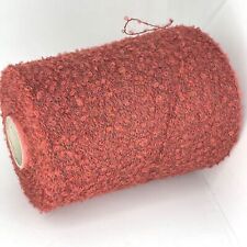 Red boucle wool for sale  Shipping to Ireland