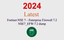 Fortinet NSE 7 Enterprise Firewall NSE7_EFW-7.2 despejo GARANTIDO (atualização de 1 mês), usado comprar usado  Enviando para Brazil